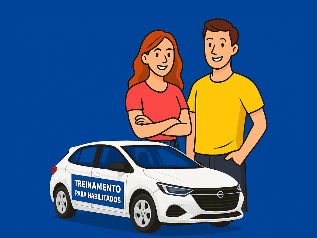 Pacote com 6 aulas práticas de direção